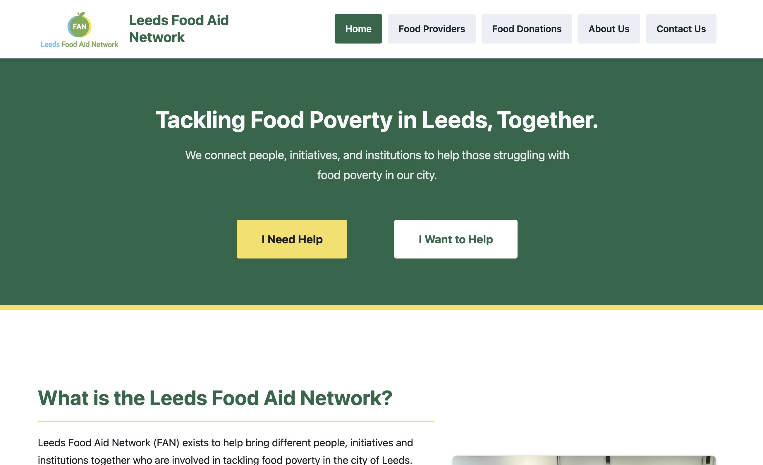 The cover image for the website redesign project
